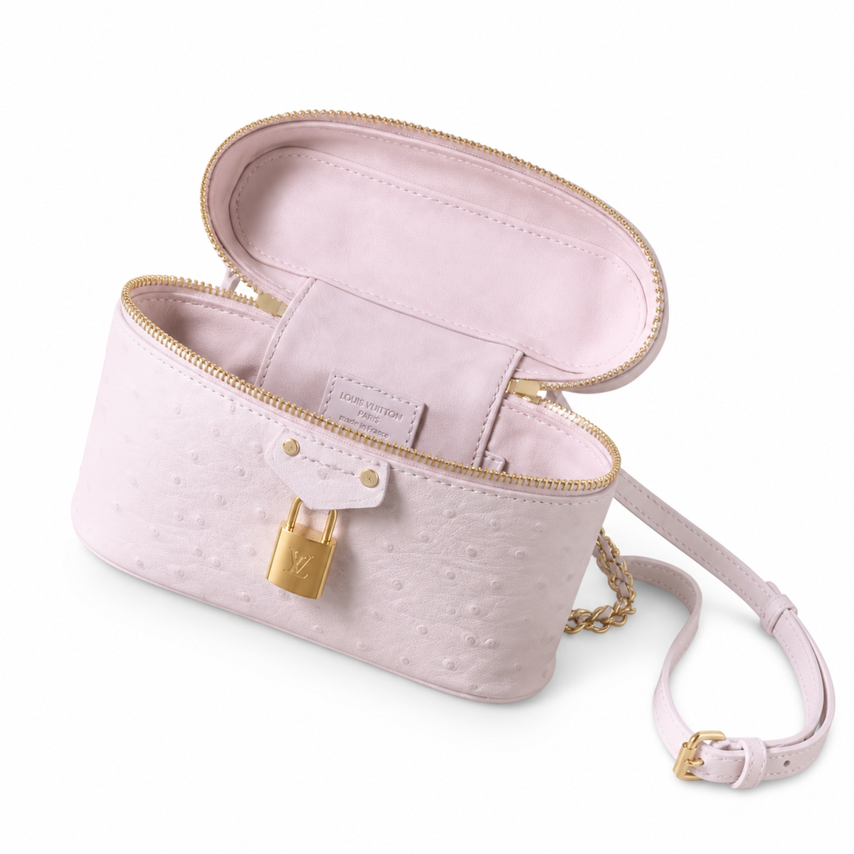 Louis Vuitton Vanity PM — Ostrich Leather in Lilas Rose