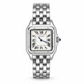 Cartier Panthère de Cartier Medium Stainless Steel White Dial Roman Numeral Steel Bracelet Quartz Watch