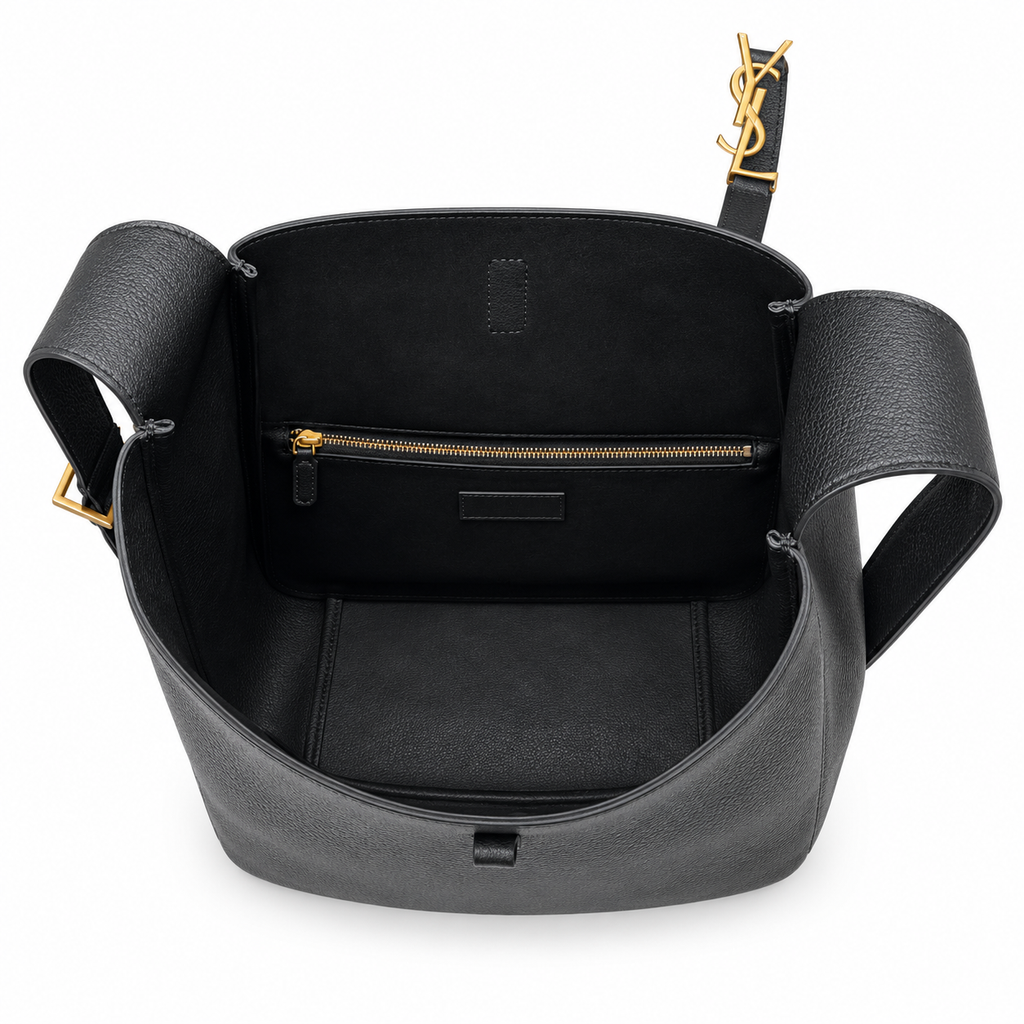YSL Le 5 à 7 Hobo Bag – Black Leather