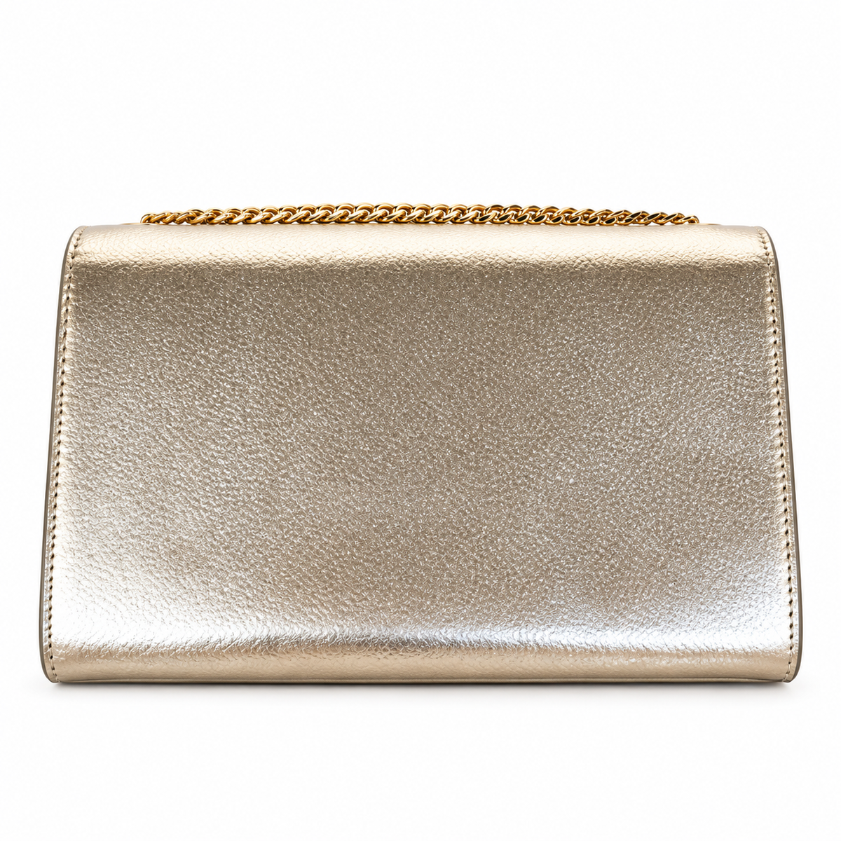 Saint Laurent YSL Kate Chain Bag – Gold Metallic Leather