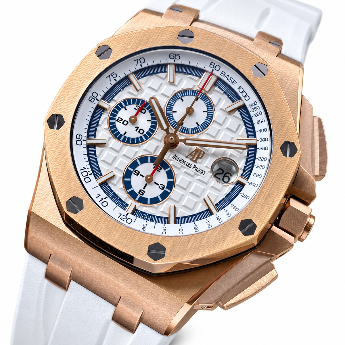 Audemars Piguet Royal Oak Offshore Chronograph Rose Gold White
