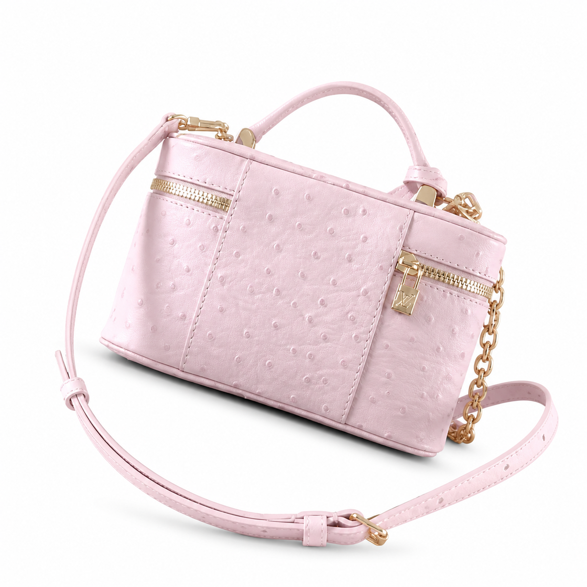 Louis Vuitton Vanity PM — Ostrich Leather in Lilas Rose