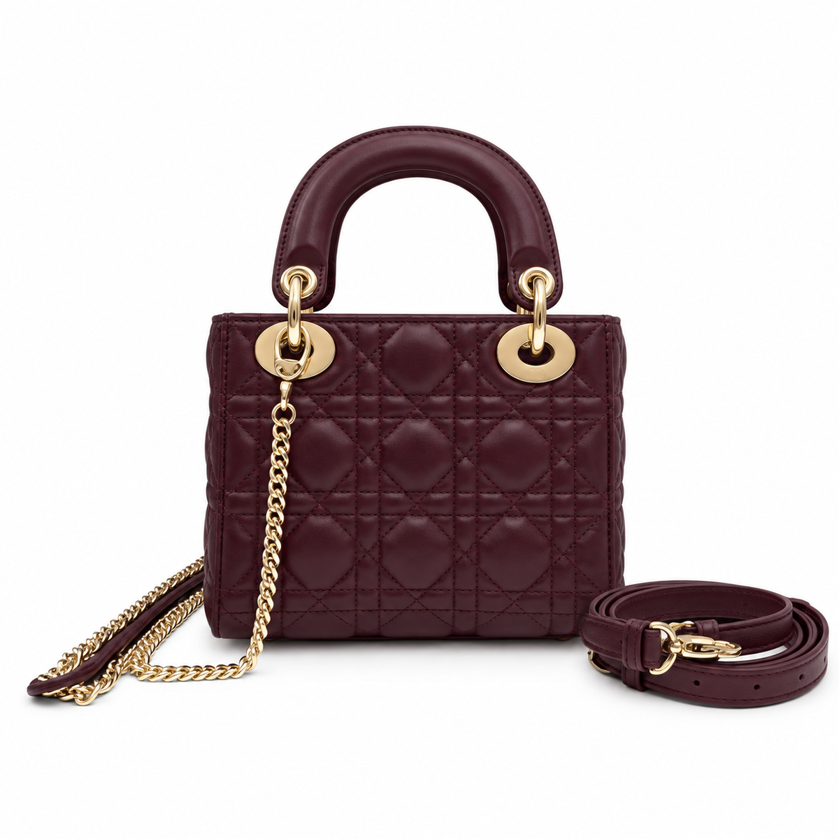 Dior Cannage Quilted Everyday Shoulder Bag 17cm