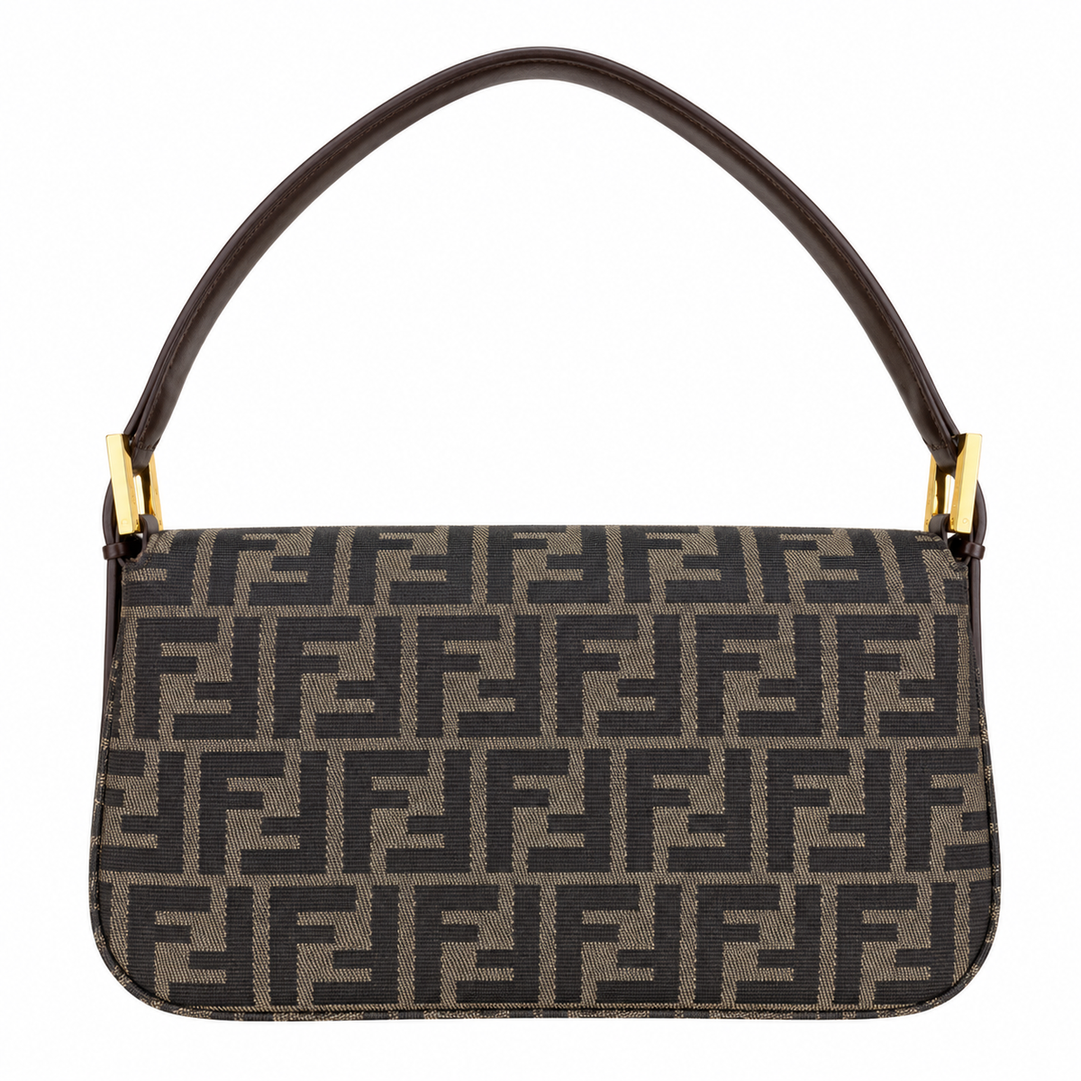 Fendi Baguette Quilted Leather Shoulder Bag – Ivory