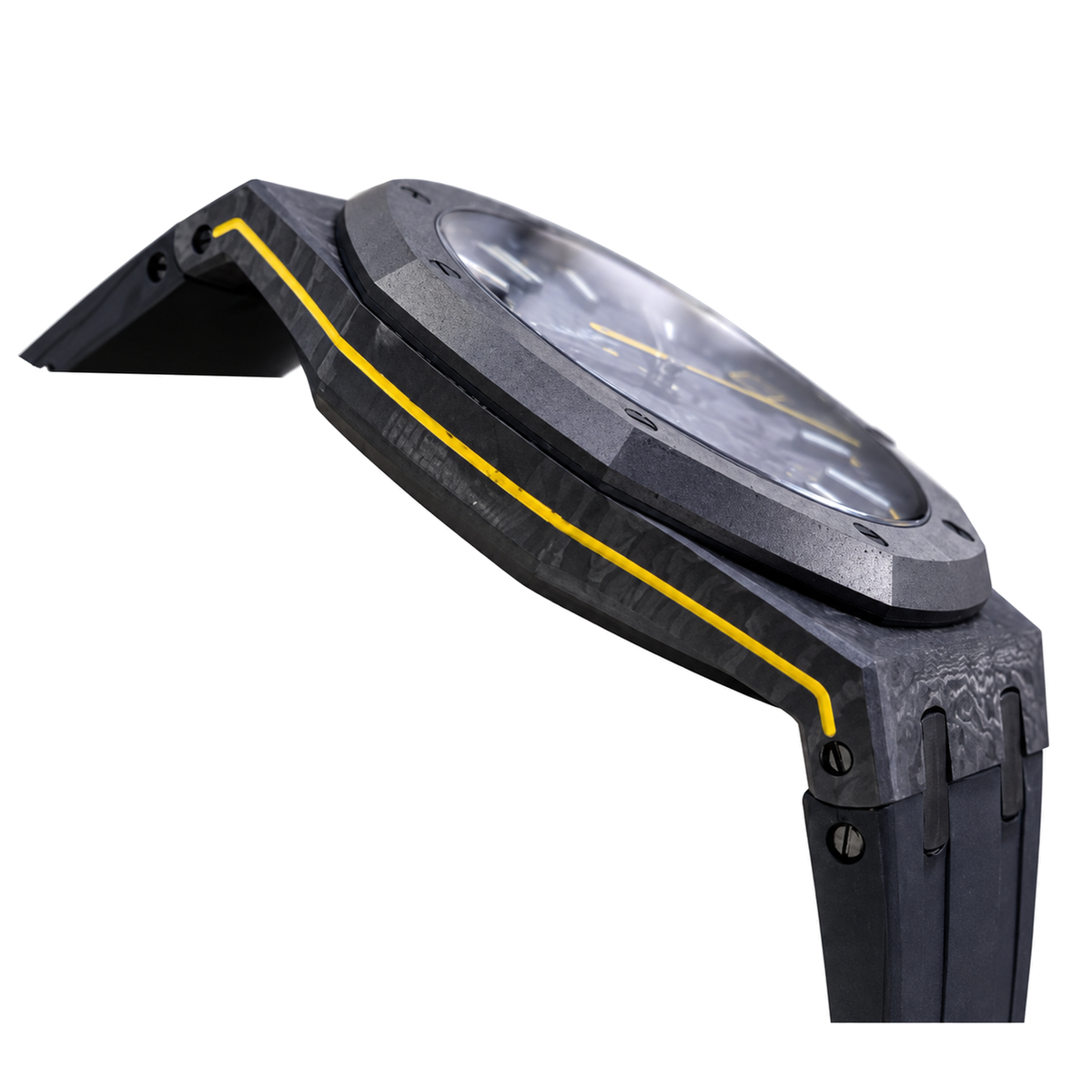 Audemars Piguet Royal Oak Carbon Forged Yellow Accent Watch