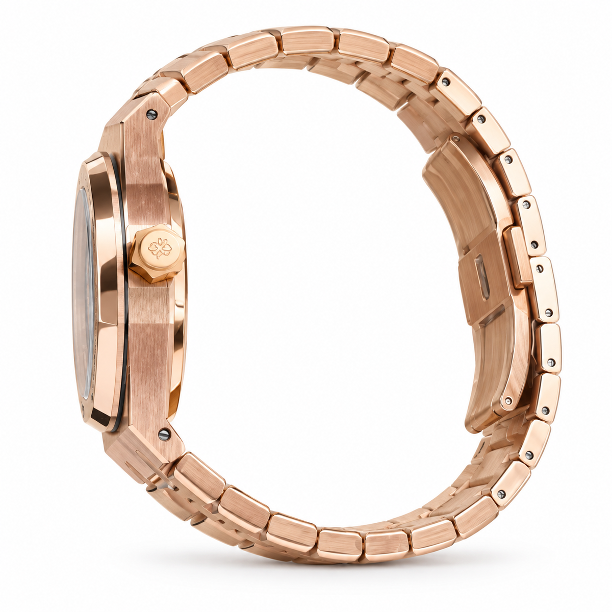 Audemars Piguet Royal Oak Tourbillon Rose Gold Blue Dial Bracelet