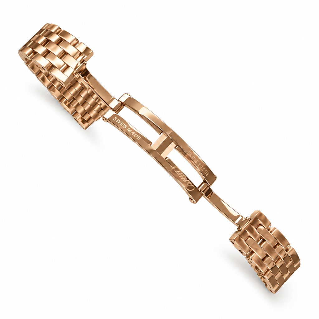 Cartier Panthère de Cartier Medium 18k Yellow Gold Diamond Bezel White Dial Gold Bracelet Watch