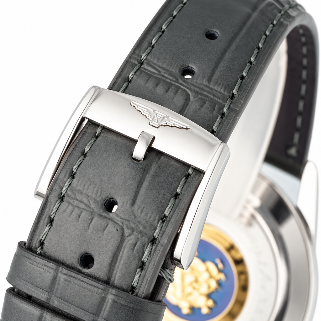 Longines Flagship Automatic Moon Phase Black Dial Rose Gold