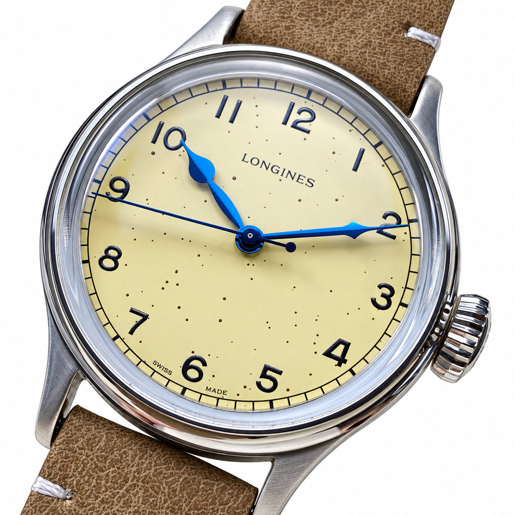 Longines Heritage Military Automatic Cream Dial Blued Hands