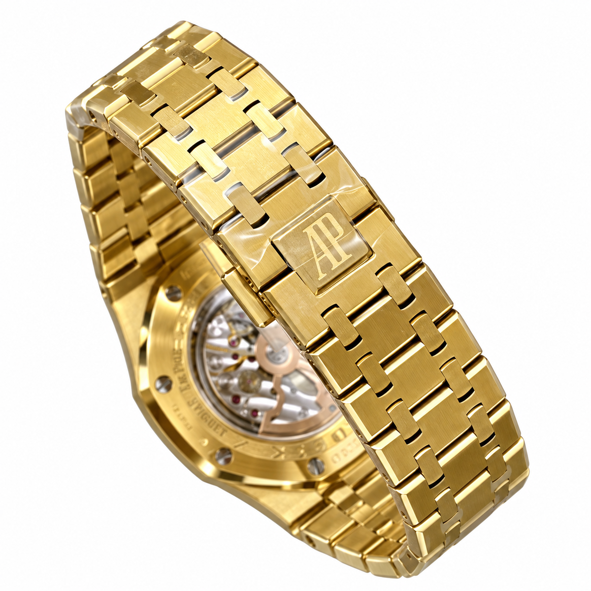 Audemars Piguet Royal Oak Perpetual Calendar Moon Phase Yellow Gold Blue