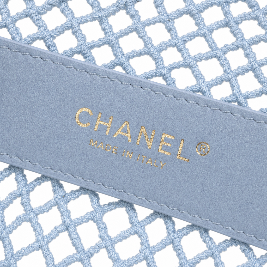 Chanel Woven Mesh Classic Flap Bag