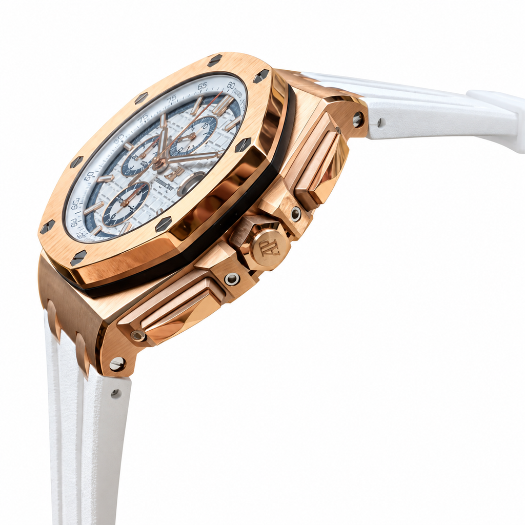Audemars Piguet Royal Oak Offshore Chronograph Rose Gold White